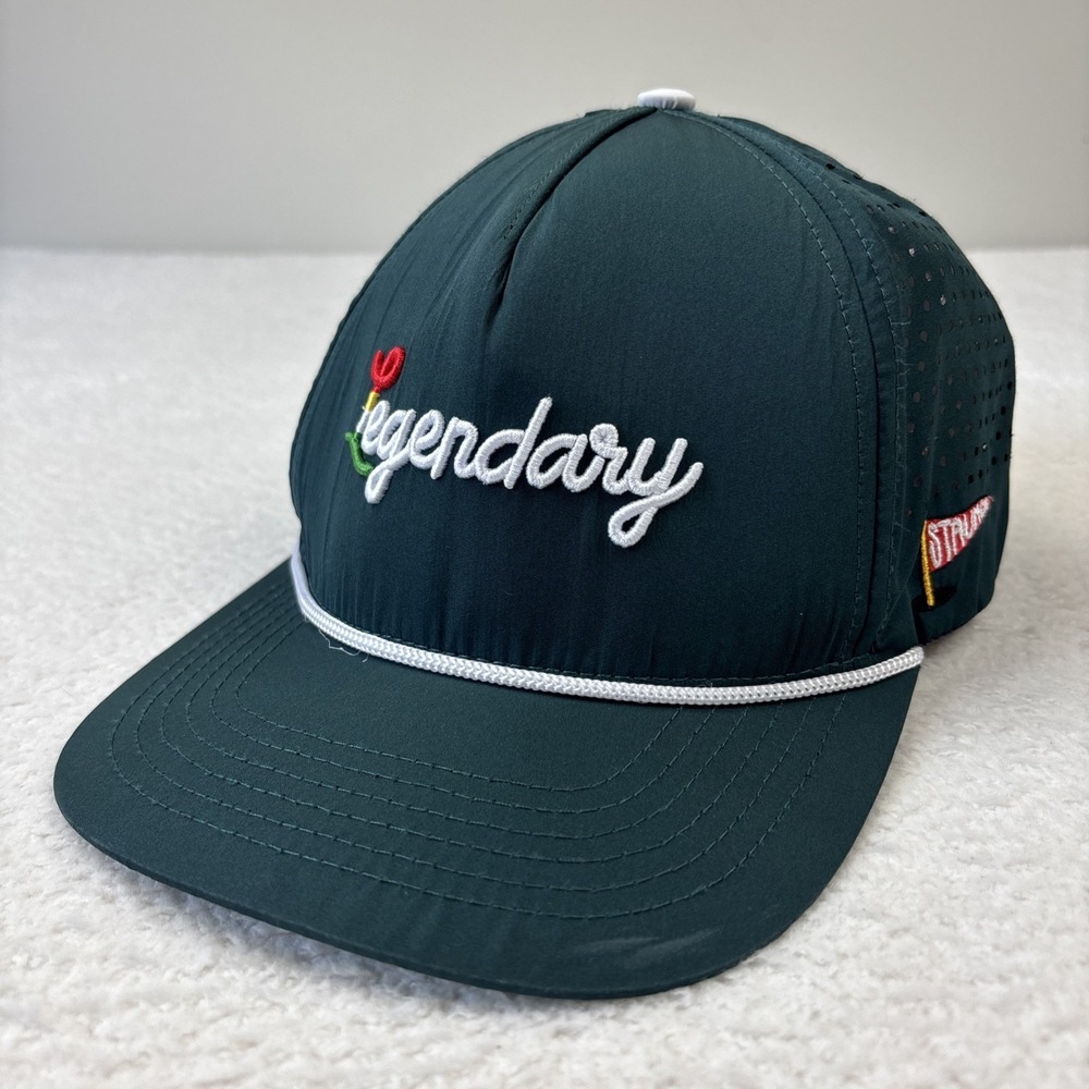 STAUNCH GOLF 'Legendary' Rope Hat Snapback Mesh Back Adjustable Modern Golf Cap